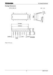 TC74HC07AF(EL,F) 数据规格书 5