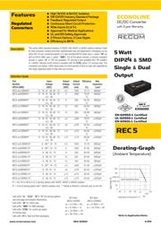 REC5-2412SRWZ/H4/A/SMD 数据规格书 1