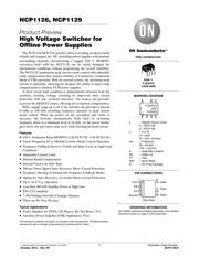 NCP1126BP65G datasheet.datasheet_page 1