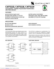 CAT5119SDI-50-T10 datasheet.datasheet_page 1