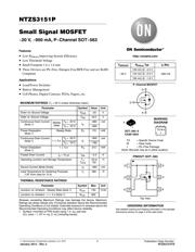 NTZS3151PT1G datasheet.datasheet_page 1