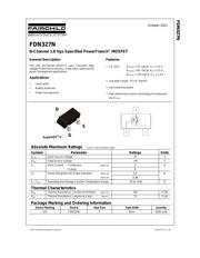 FDN327N 数据规格书 2