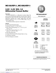 MC10LVEP11DTR2 数据规格书 1