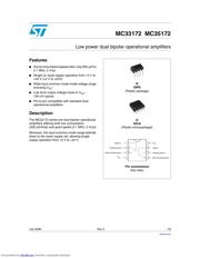 MC33172 datasheet.datasheet_page 1