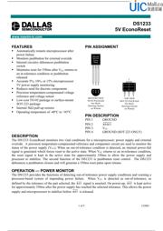 DS1233 数据手册