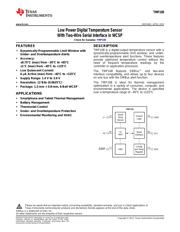 TMP108AIYFFT Datenblatt PDF