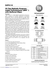 CAT5112YI-00-GT3 datasheet.datasheet_page 1