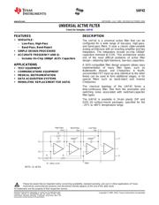 UAF42AU 数据规格书 1