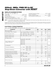 MAX1572ETC250-T 数据规格书 2