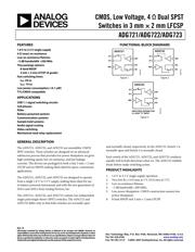 ADG721ACPZ-REEL datasheet.datasheet_page 1