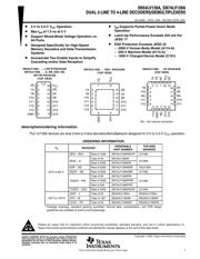 SN74LV139ADBR 数据规格书 1