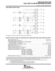 SN74LV139ADBR 数据规格书 3