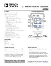 AD8196ACPZ-RL datasheet.datasheet_page 1