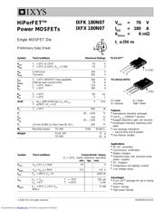 IXFX180N07 数据规格书 1