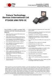 FT245RQ 数据规格书 1