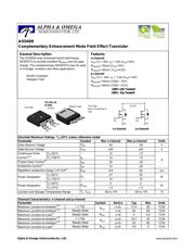 AOD609 datasheet.datasheet_page 1