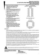 SN74LVT574PWR datasheet.datasheet_page 1