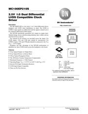 MC100EP210SMNR4G datasheet.datasheet_page 1