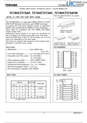 TC74HCT273AF datasheet.datasheet_page 1