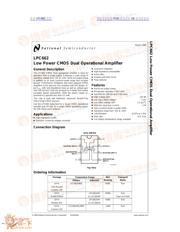 LPC662 datasheet.datasheet_page 1