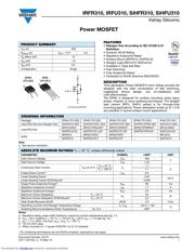 IRFR310 Datenblatt PDF