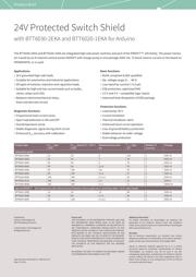 24VSHIELDBTT6030TOBO1 数据规格书 2