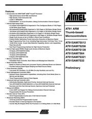 AT91SAM7S321-AU 数据规格书 1