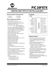 PIC16F874-20I/P 数据规格书 3