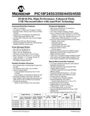 PIC18LF2550T-I/ML 数据规格书 3