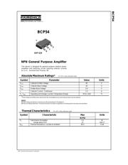 BCP54 datasheet.datasheet_page 1