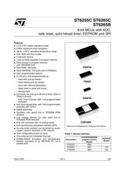 ST62T65CB6 数据规格书 1