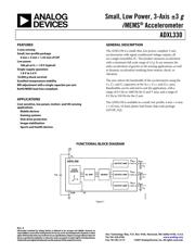 ADXL330KCPZ 数据手册