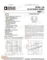 AD8011 datasheet.datasheet_page 1