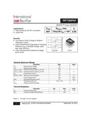 IRF7380PBF datasheet.datasheet_page 1