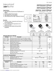 IRFB3307ZPBF 数据规格书 1