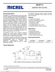 MICRF113YM6 datasheet.datasheet_page 1