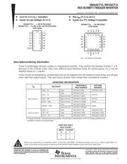 74ACT14SCX Datenblatt PDF