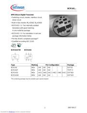 BCR141E6327HTSA1 Datenblatt PDF