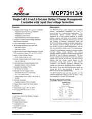 MCP73113EV-1SOVP Datenblatt PDF