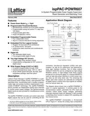 ISPPAC-POWR607-01S32I 数据规格书 1