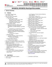 MSP430F5526 datasheet.datasheet_page 1