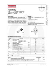 FQU20N06LTU datasheet.datasheet_page 1