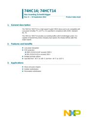 SN74HC14QDRQ1 datasheet.datasheet_page 1