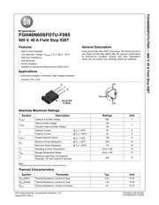 FGH40N60SFD datasheet.datasheet_page 1