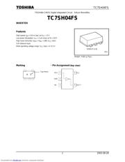 TC7SH04FS datasheet.datasheet_page 1