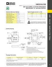 HMC814LC3B datasheet.datasheet_page 4