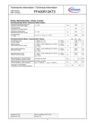 FF400R12KT3 数据规格书 2