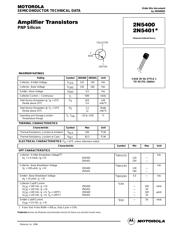 2N5400 数据规格书 1