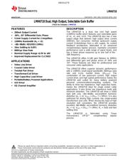 LMH6718MAX/NOPB datasheet.datasheet_page 1