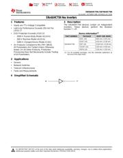 SN74AHCT04PW datasheet.datasheet_page 1